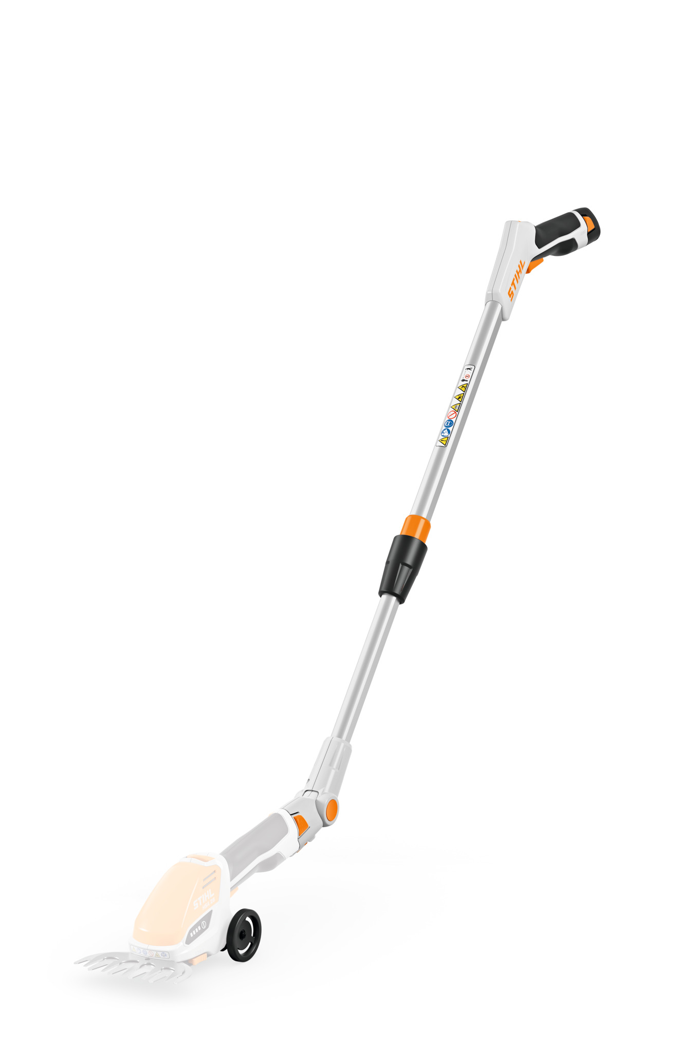 STIHL Teleskopschaft HSA 26 für Rasenpflege mit verstellbarem Winkel und Rollen