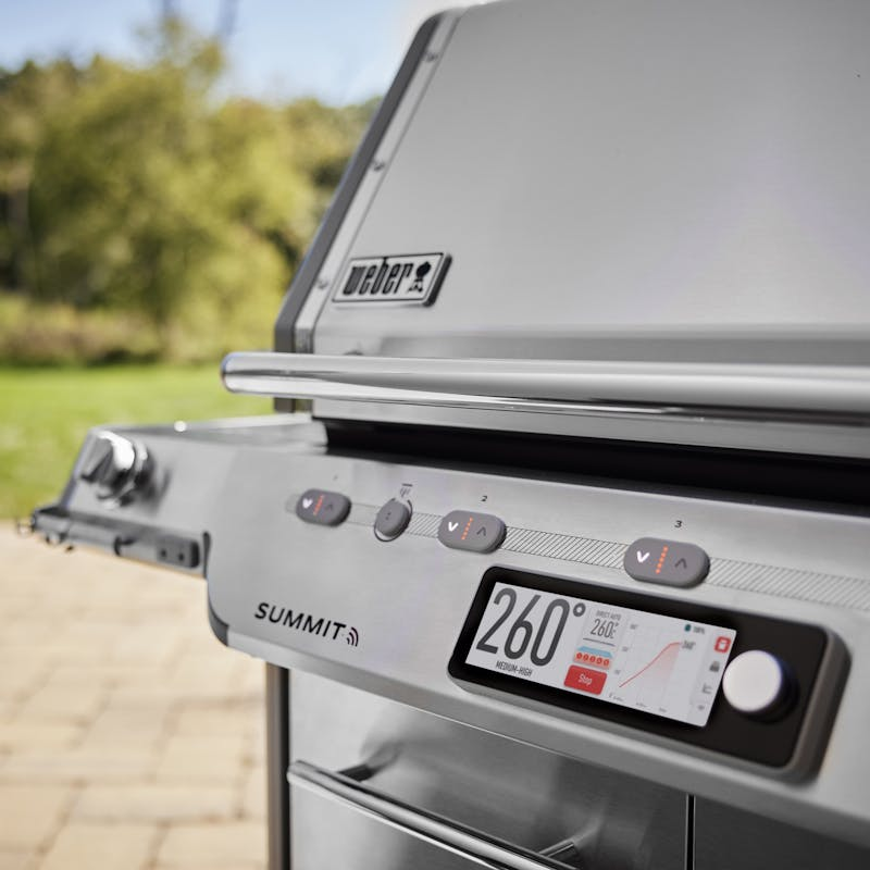 Weber Summit FS38X S Smart Grill mit Touchscreen-Display und Temperaturanzeige