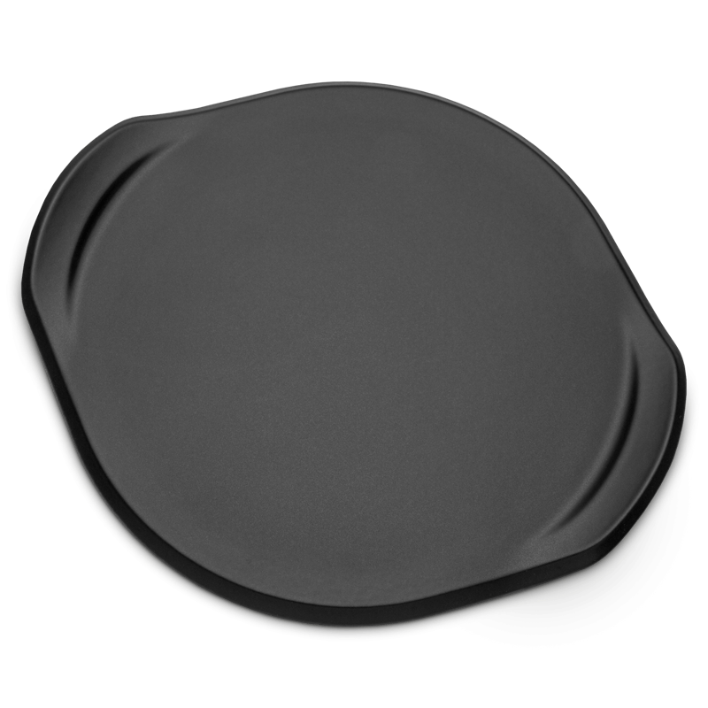 Runder schwarzer Weber Pizzastein 26 cm ideal für Pizza und Brot