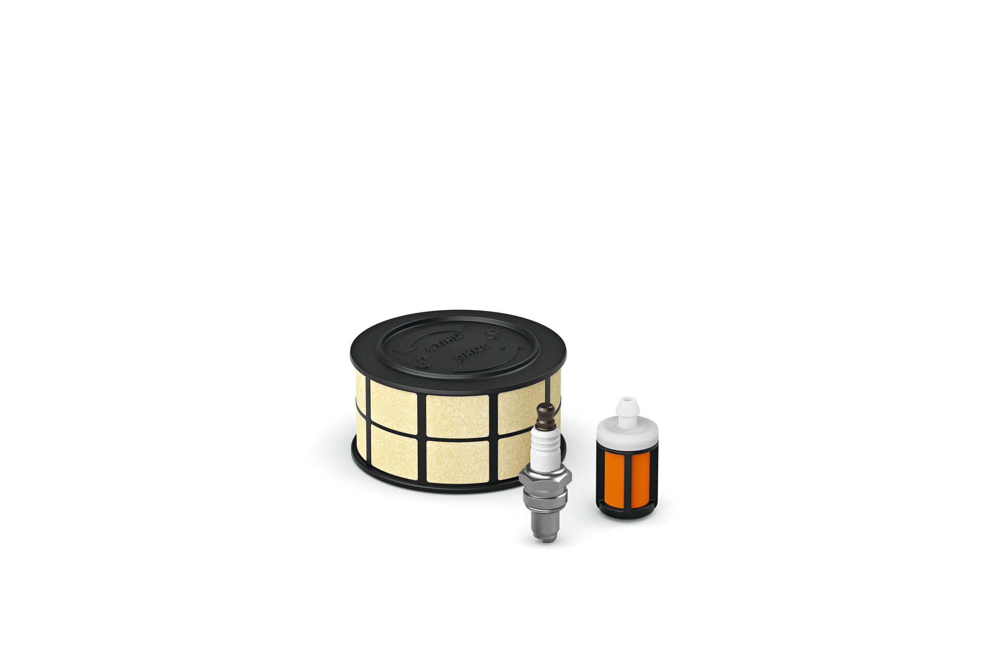 STIHL Service Kit 15 mit Luftfilter Zündkerze und Kraftstofffilter für Motorsägen