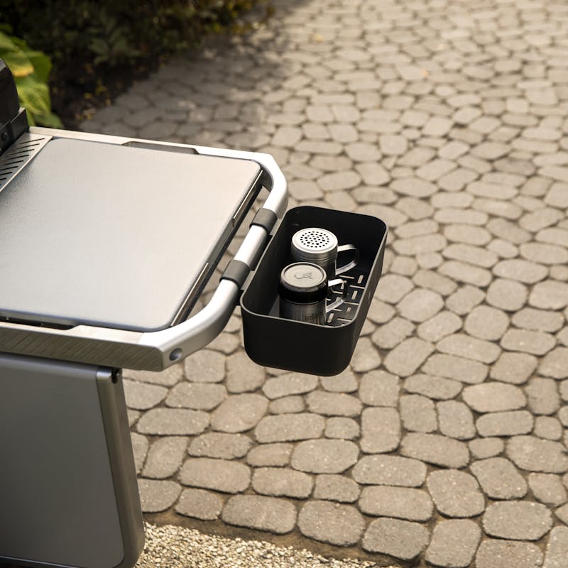 Weber Works Saucen- und Gewürzhalter am Weber SLATE Plancha Grill