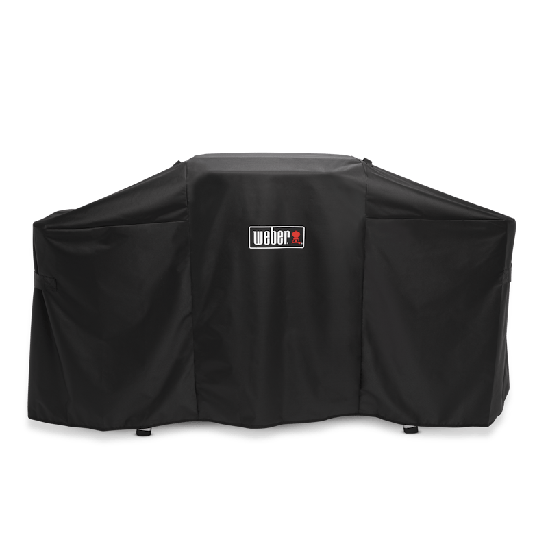 Schwarze Weber Premium-Abdeckhaube für Plancha mit Tisch