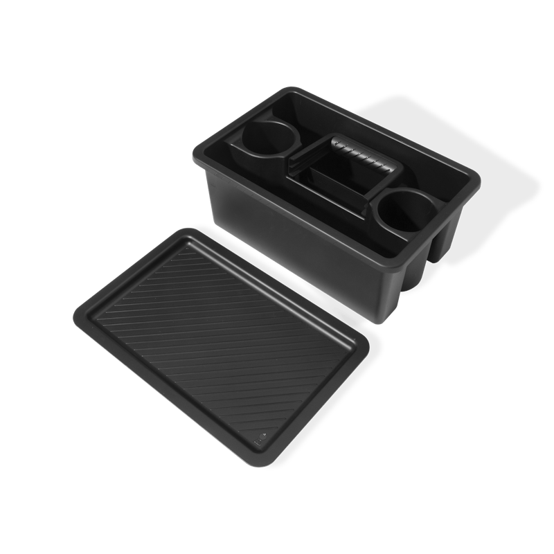Weber Works Transportbehälter mit Deckel in Schwarz für Grillzubehör