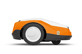 Stihl RMI 522 C Mähroboter auf weißem Hintergrund