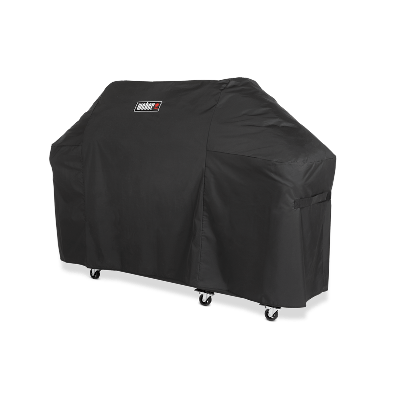 Weber Premium Abdeckhaube Summit FS38 über einem Grill