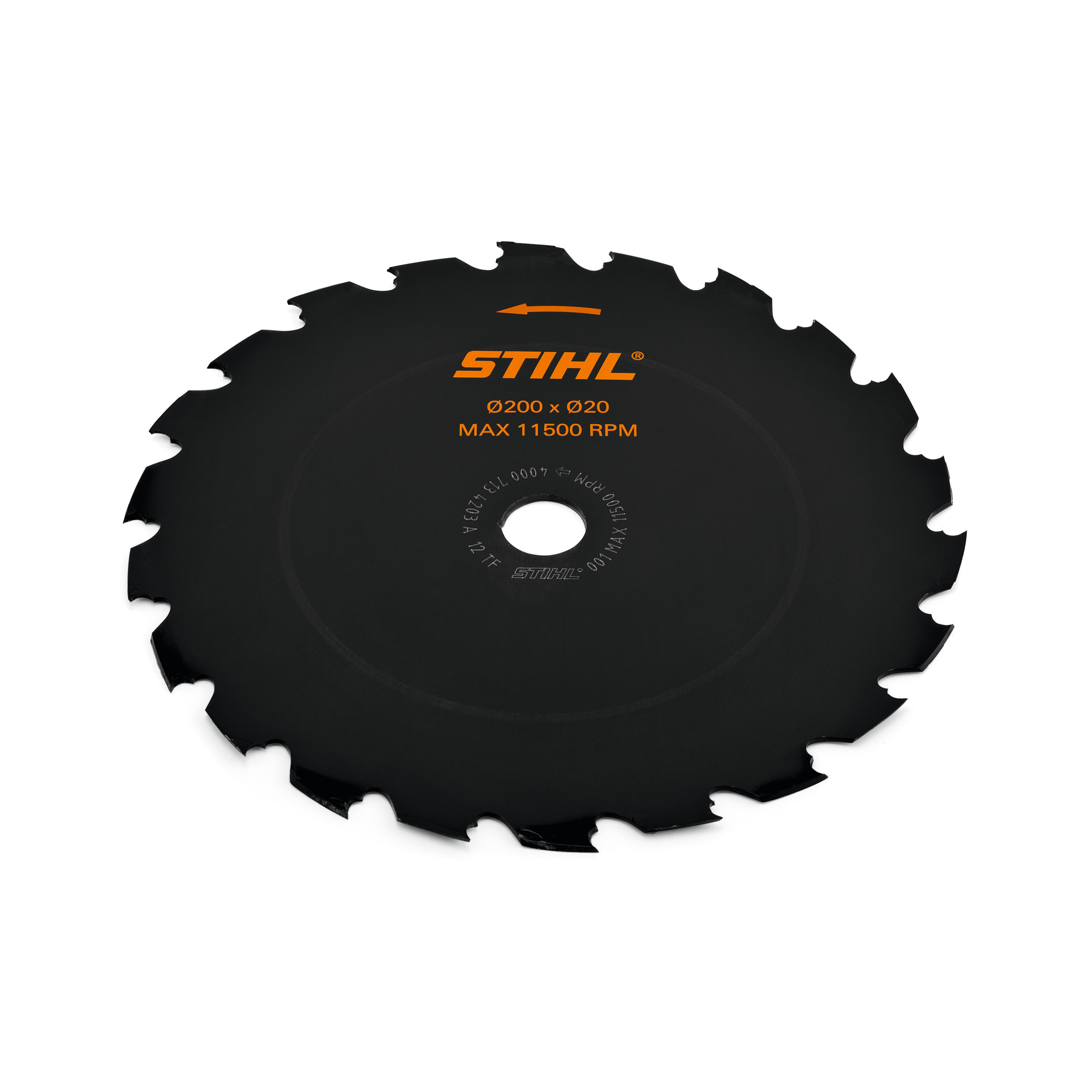Stihl Kreissägeblatt MZ 200-22 HP für Forstarbeiten mit technischen Details