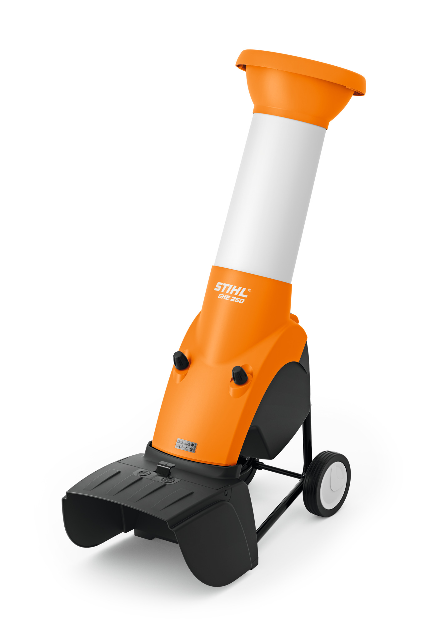 STIHL GHE 250 elektrischer Gartenhäcksler in Orange und Weiß